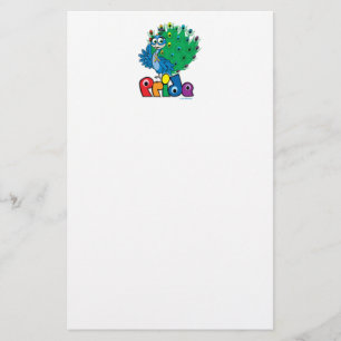LGBTQ Pfau Briefpapier