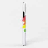 LGBTQ Pinselstriche Rainbow Case-Mate iPhone Hülle (Hinten/Rechts)