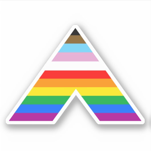 LGBTQ POC-Alligsymbol Aufkleber (Vorderseite)