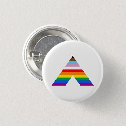 LGBTQ POC-Alligsymbol Button (Vorne & Hinten)