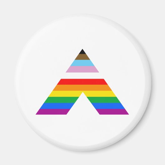 LGBTQ POC-Alligsymbol Magnet (Vorne)