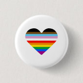 LGBTQ POC Herz Button (Vorderseite)