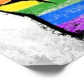 LGBTQ POC Philly Pride Faust Poster (Ecke)