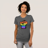 LGBTQ POC Philly Pride Fire T-Shirt (Vorne ganz)