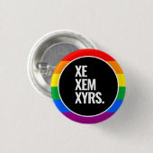 LGBTQ-Preis Button (Vorne & Hinten)