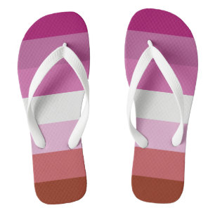 LGBTQ+-Preis für lesbische Flagge Badesandalen