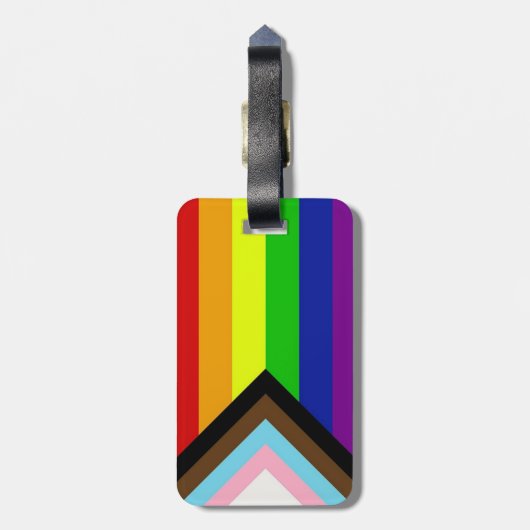 LGBTQ+-Preis Gepäckanhänger (Rückseite vertikal)