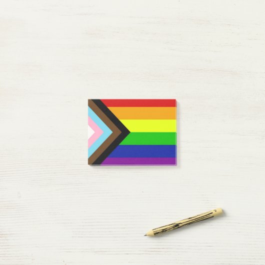LGBTQ+-Preis Post-it Klebezettel (Auf Schreibtisch)