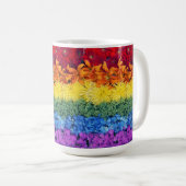 LGBTQ Pride Blume Collection Tasse (VorderseiteRechts)
