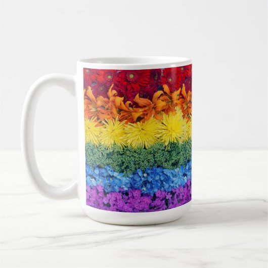 LGBTQ Pride Blume Collection Tasse (Links)