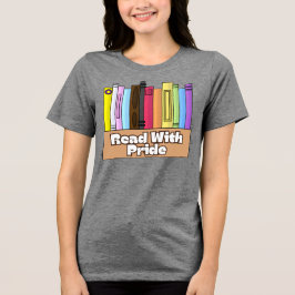 LGBTQ+ Pride Buchliebhaber-T-Shirt Tri-Blend Shirt