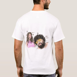 LGBTQ+ Pride Couple Illustration T - Shirt