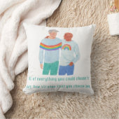 LGBTQ+ Pride-Kunst Kissen (Decke)