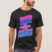 LGBTQ Pride Lesbian Gay Man Bisexual Flag T-Shirt (Vorderseite)