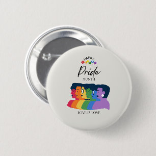 LGBTQ PRIDE Monat Party Button