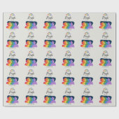 LGBTQ PRIDE Monat Party Geschenkpapier (Flach)