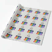 LGBTQ PRIDE Monat Party Geschenkpapier (Ungerollt)