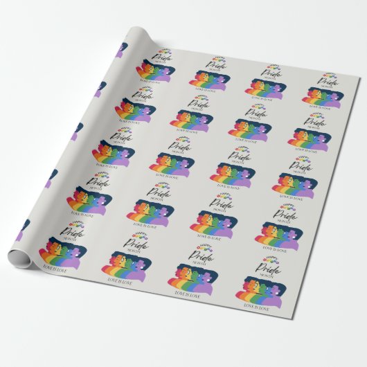 LGBTQ PRIDE Monat Party Geschenkpapier (Ungerollt)