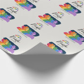 LGBTQ PRIDE Monat Party Geschenkpapier (Ecke)