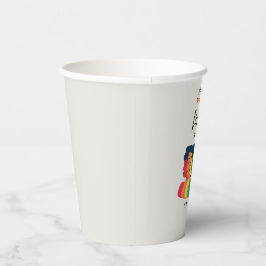 LGBTQ PRIDE Monat Party Pappbecher (Rechts)