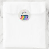 LGBTQ PRIDE Monat Party Runder Aufkleber (Tasche)