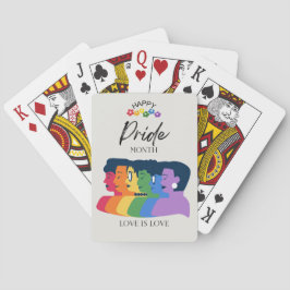 LGBTQ PRIDE Monat Party Spielkarten