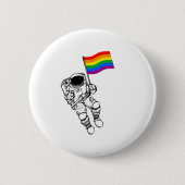 LGBTQ Pride Moonman Button (Vorderseite)