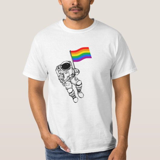 LGBTQ Pride Moonman T-Shirt (Vorderseite)