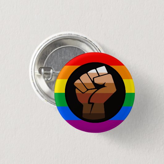 LGBTQ-PRIDE (POC-Fistrate) Button (Vorne & Hinten)