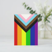 LGBTQ+ Pride Postcard Postkarte (Stehend Vorderseite)