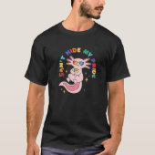 LGBTQ Pride Rainbow Axolotl T-Shirt (Vorderseite)