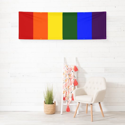 LGBTQ Pride Rainbow Banner (Insitu)