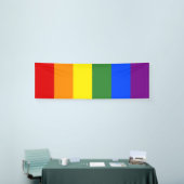 LGBTQ Pride Rainbow Banner (Messeveranstaltung)