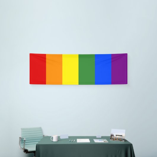 LGBTQ Pride Rainbow Banner (Messeveranstaltung)