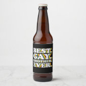 LGBTQ Pride Rainbow Bierflaschenetikett (Vorderseite)
