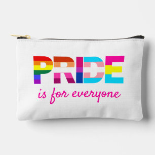 LGBTQ Pride Rainbow Colors Typografy Zubehörtasche