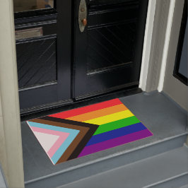 LGBTQ PRIDE RAINBOW DOORMAT FUßMATTE