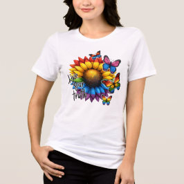 LGBTQ PRIDE RAINBOW LIEBE UND UNTERSTÜTZUNG Tri-Blend SHIRT