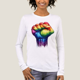 LGBTQ PRIDE RAINBOW LIEBE UND UNTERSTÜTZUNG Tri-Blend SHIRT