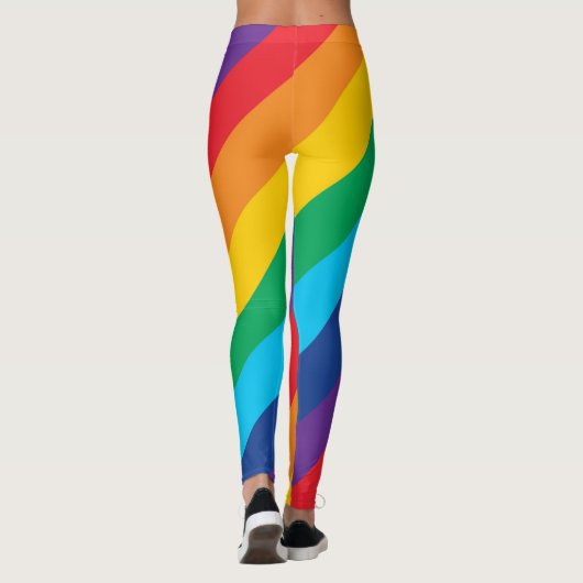 LGBTQ Pride Rainbow-Modell Leggings (Rückseite)