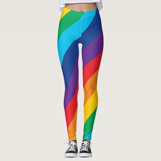 LGBTQ Pride Rainbow-Modell Leggings (Vorderseite)