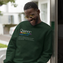 LGBTQ Pride Rainbow Que Sweatshirt