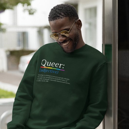 LGBTQ Pride Rainbow Que Sweatshirt