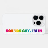 LGBTQ Pride Rainbow Sounds Gay Case-Mate iPhone Hülle (Rückseite (Horizontal))