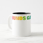 LGBTQ Pride Rainbow Sounds Gay Zweifarbige Tasse (Vorderseite Links)