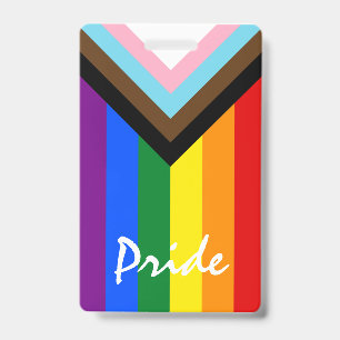 LGBTQ & Pride - Regenbogen-Fortschrittsflagge Abze Ausweis