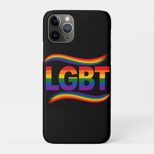 LGBTQ+ Pride Regenbogen-Typografie-Design Case-Mate iPhone Hülle (Rückseite)