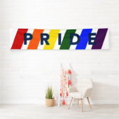 LGBTQ PRIDE Regenbogenstreifen Banner (Insitu)