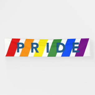 LGBTQ PRIDE Regenbogenstreifen Banner