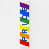 LGBTQ PRIDE Regenbogenstreifen Banner (Vertikal)